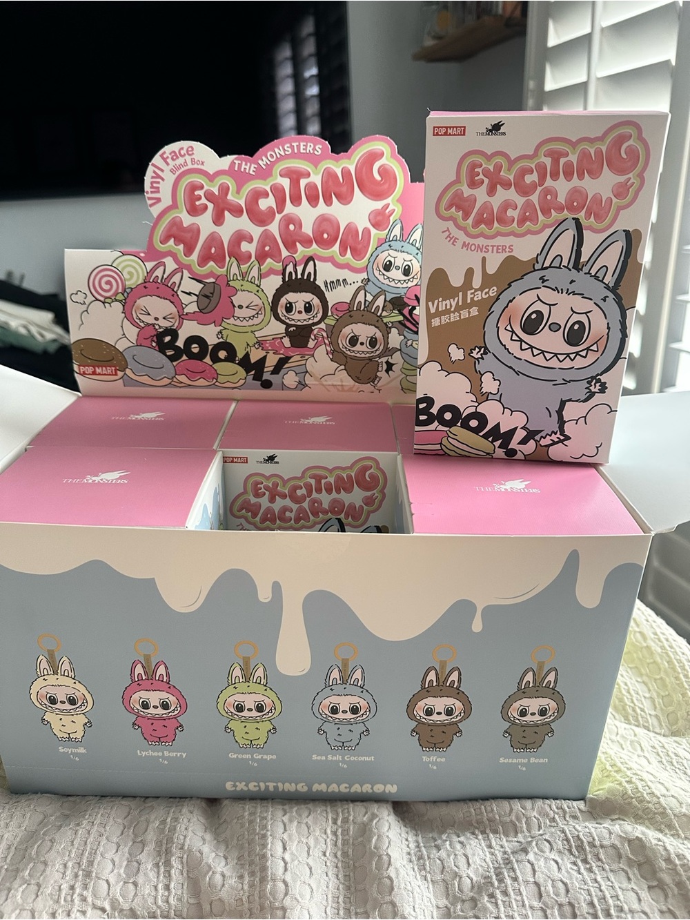 Exciting Macaron Vinyl Face Figure Box Set - Pink & Pastel 3 available